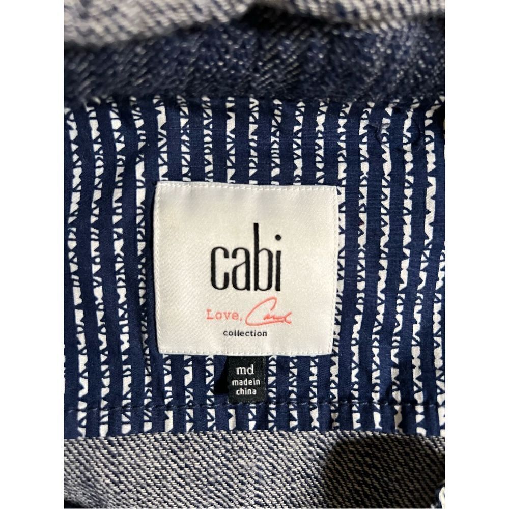 CAbi Adventure Anorak Denim Hoodie Coat Size Medium - Picture 4 of 4